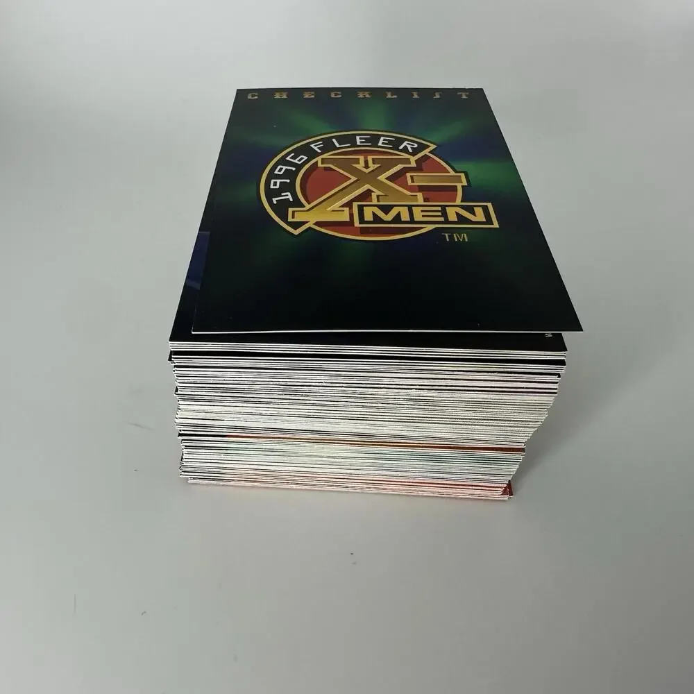 1996 Fleer X-Men Set, 94 Cards Base, M/NM, Walmart NEAR COMPLETE —missing six